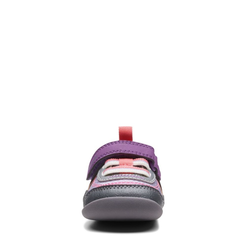 Chlapecké Tenisky Clarks Roamer Sport Toddler Fialové | CZ-813796