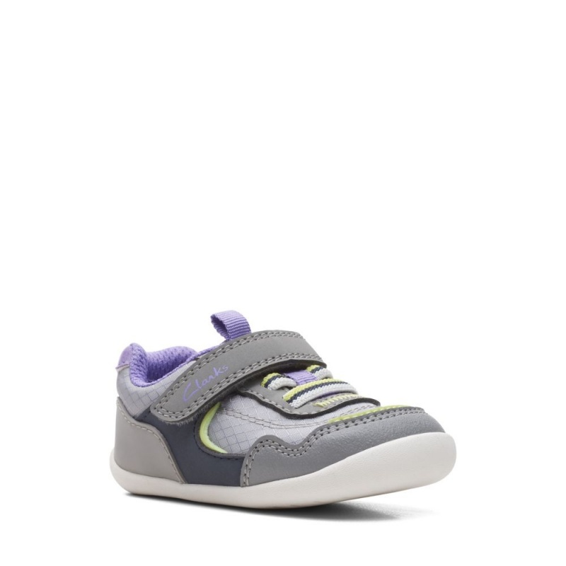 Chlapecké Tenisky Clarks Roamer Sport Toddler Šedé | CZ-418327