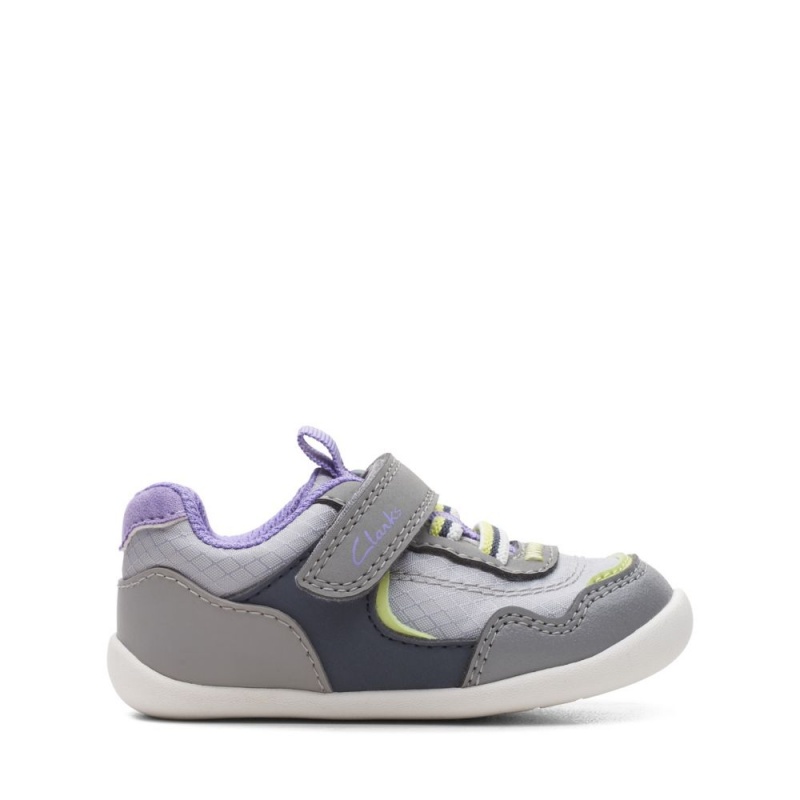 Chlapecké Tenisky Clarks Roamer Sport Toddler Šedé | CZ-418327