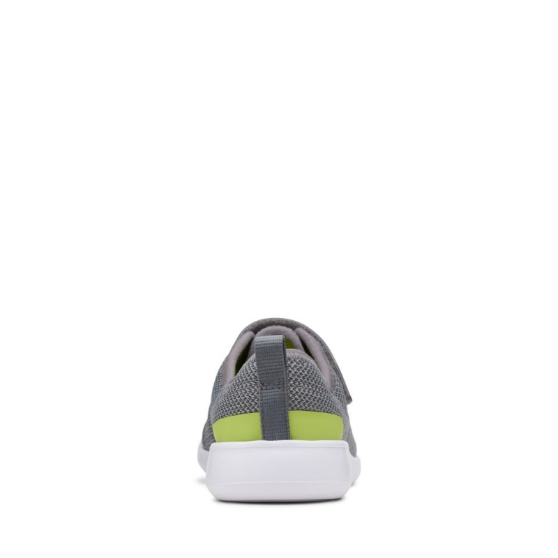 Chlapecké Tenisky Clarks Scape Trace Šedé | CZ-296840