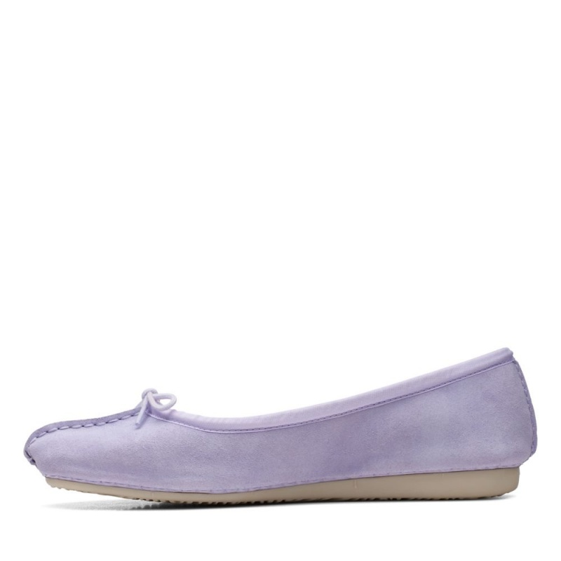 Dámské Baleríny Clarks Freckle Ice Fialové | CZ-097821