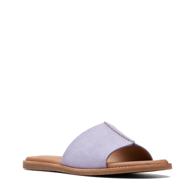 Dámské Boty Mules Clarks Karsea Fialové | CZ-389457