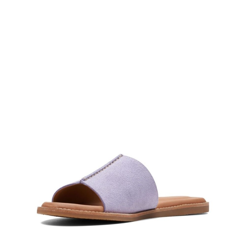 Dámské Boty Mules Clarks Karsea Fialové | CZ-389457