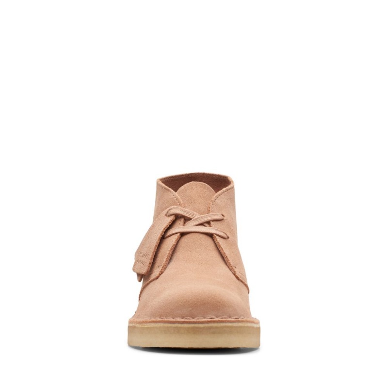 Dámské Kotníkové Boty Clarks Originál Desert Boot Béžový | CZ-637819