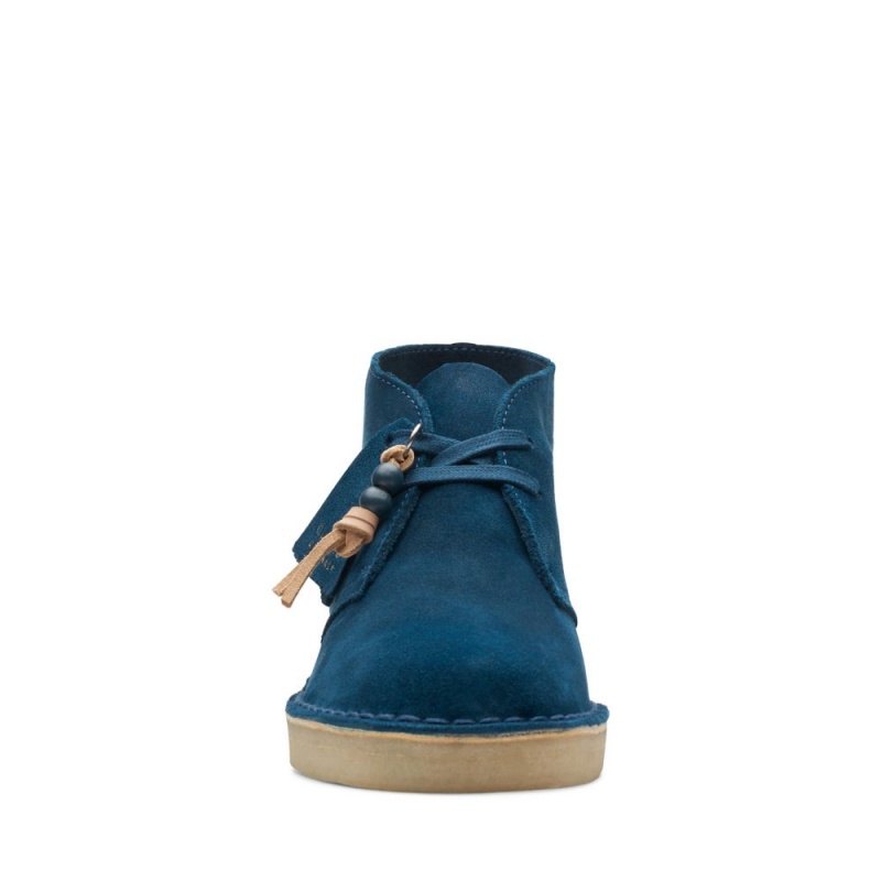 Dámské Kotníkové Boty Clarks Originál Desert Boot Blankyt | CZ-249813