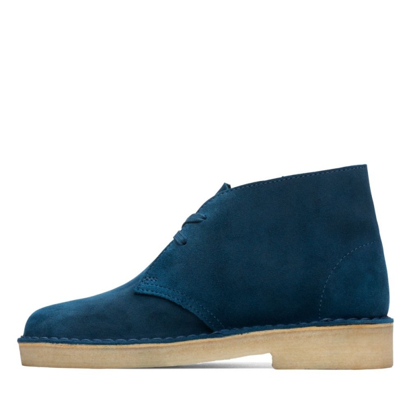 Dámské Kotníkové Boty Clarks Originál Desert Boot Blankyt | CZ-249813