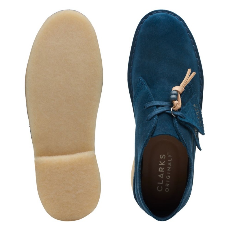 Dámské Kotníkové Boty Clarks Originál Desert Boot Blankyt | CZ-249813