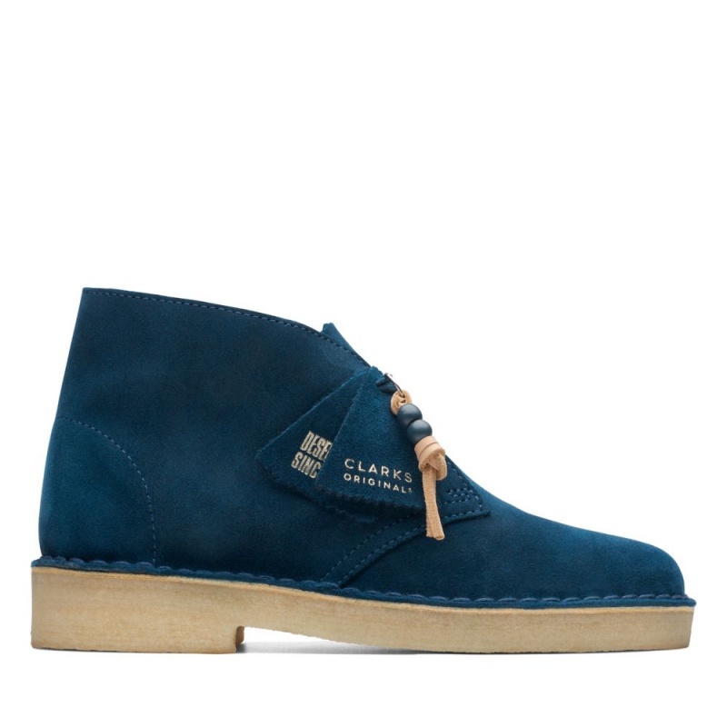 Dámské Kotníkové Boty Clarks Originál Desert Boot Blankyt | CZ-249813