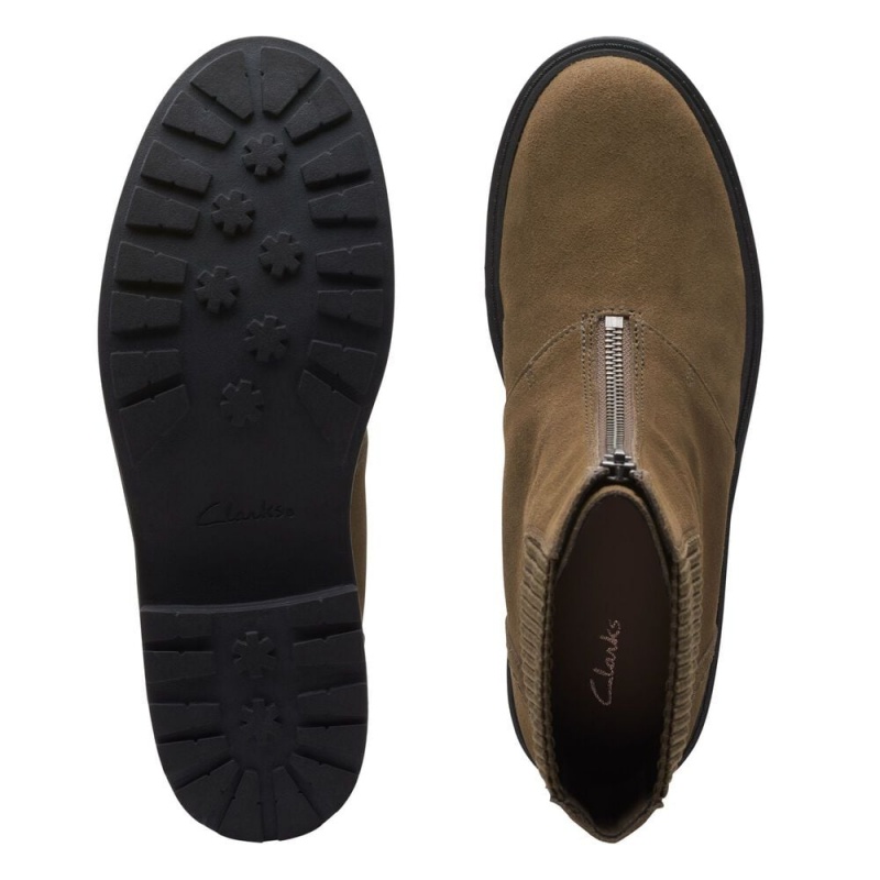 Dámské Kotníkové Boty Clarks Orinoco 2 Up Olivy Zelené | CZ-832460