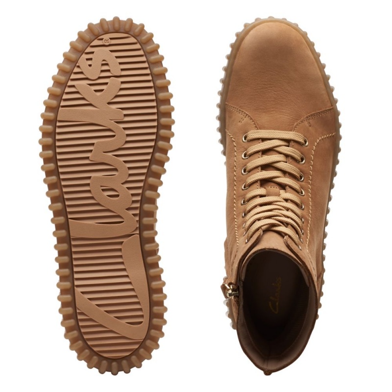 Dámské Kotníkové Boty Clarks Torhill Rise Světle Hnědé | CZ-394521