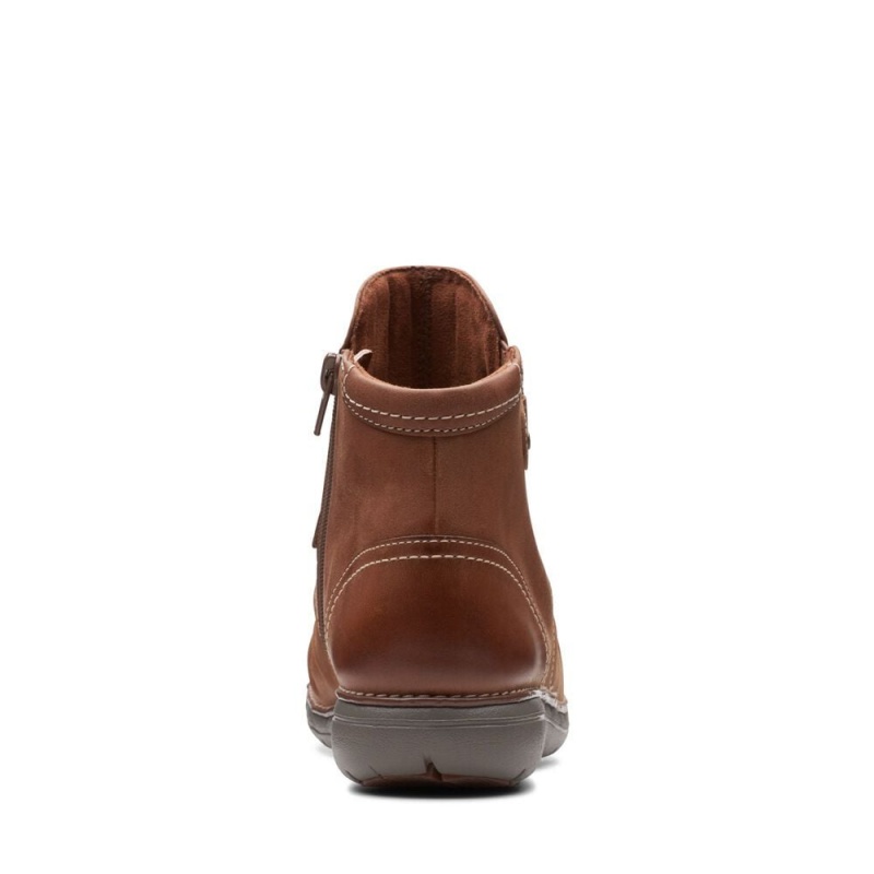 Dámské Kotníkové Boty Clarks Un Loop Top Hnědé | CZ-874510