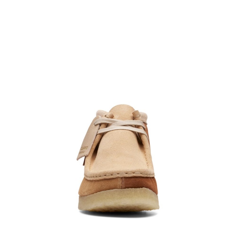 Dámské Kotníkové Boty Clarks Wallabee Boot Hnědé | CZ-458170