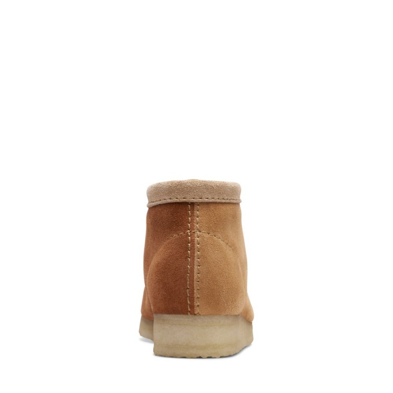 Dámské Kotníkové Boty Clarks Wallabee Boot Hnědé | CZ-458170