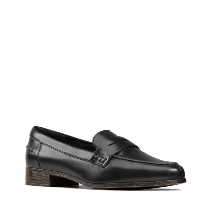 Dámské Loafers Clarks Hamble Černé | CZ-546172