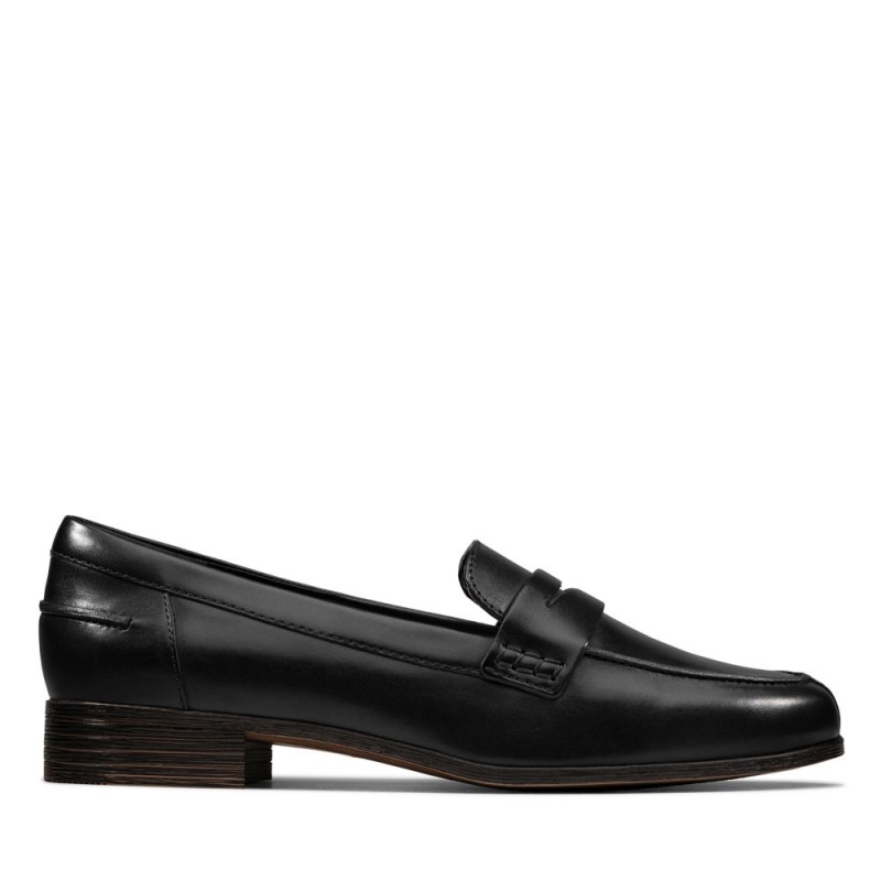 Dámské Loafers Clarks Hamble Černé | CZ-546172