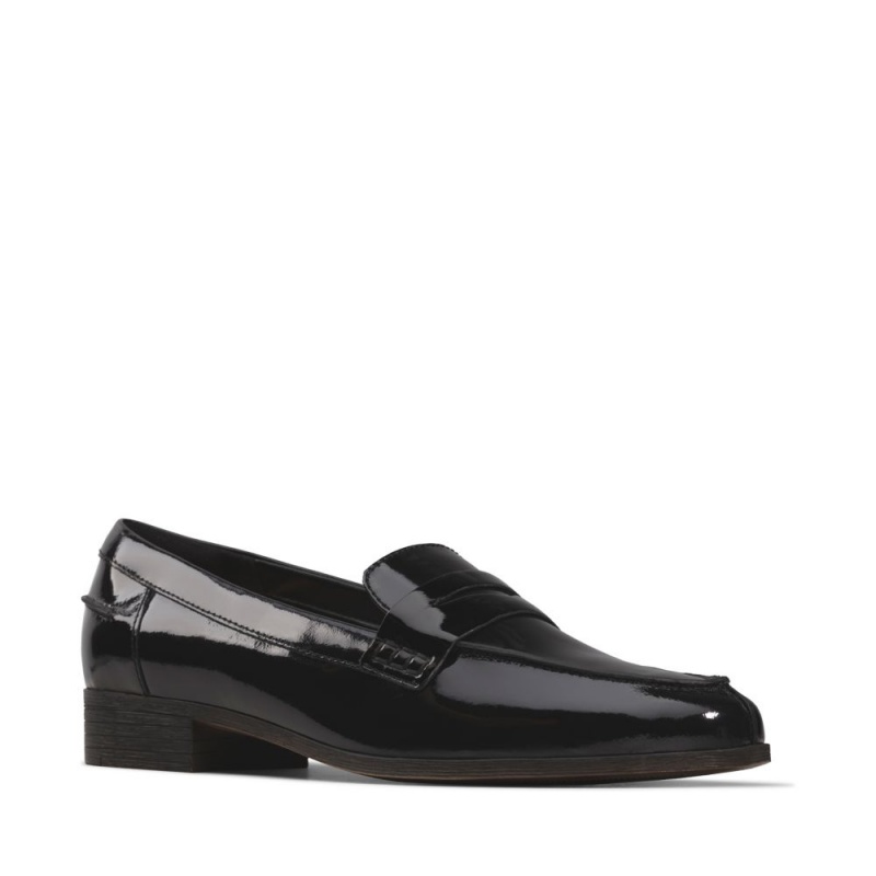 Dámské Loafers Clarks Hamble Černé | CZ-931072