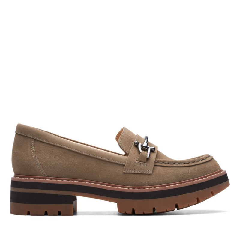 Dámské Loafers Clarks Orianna Bit Tmavě Hnědé | CZ-874063