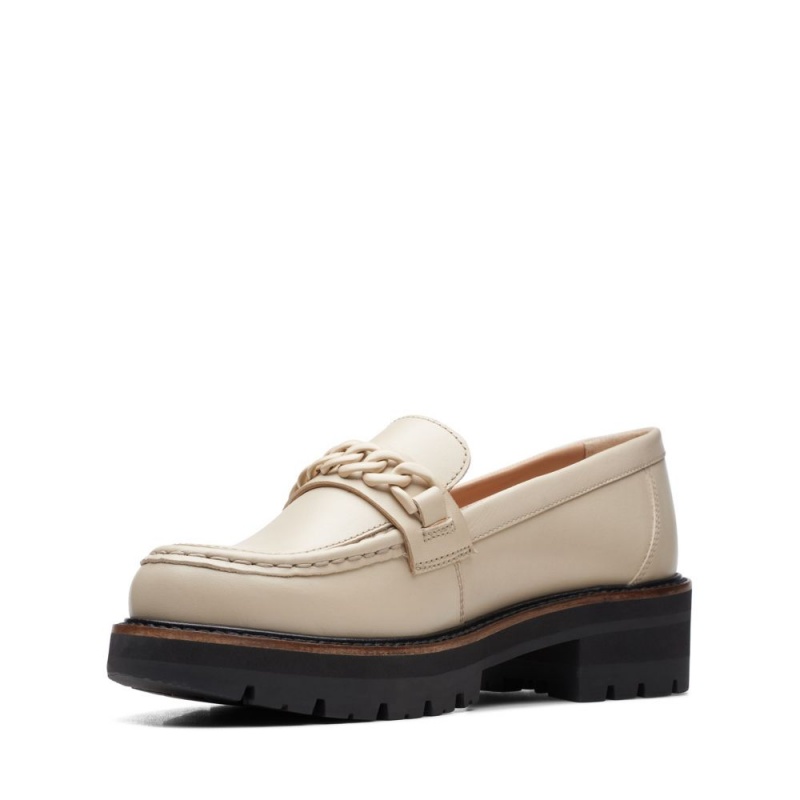 Dámské Loafers Clarks Orianna Edge Bílé | CZ-023418