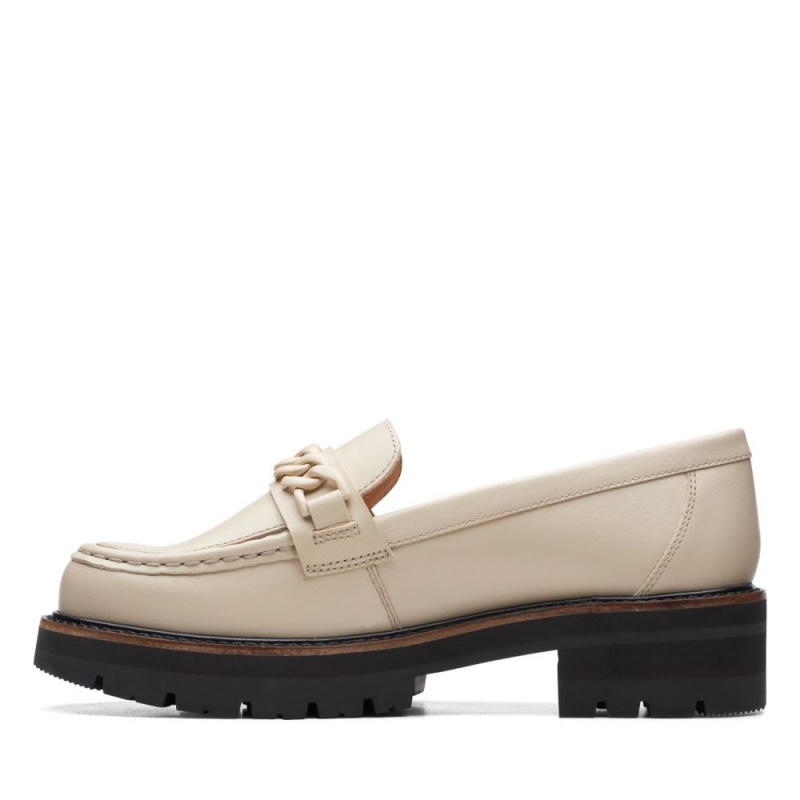 Dámské Loafers Clarks Orianna Edge Bílé | CZ-023418