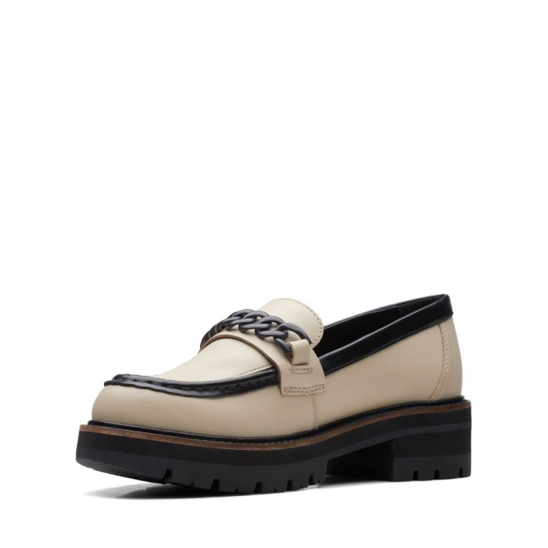 Dámské Loafers Clarks Orianna Edge Bílé | CZ-142036