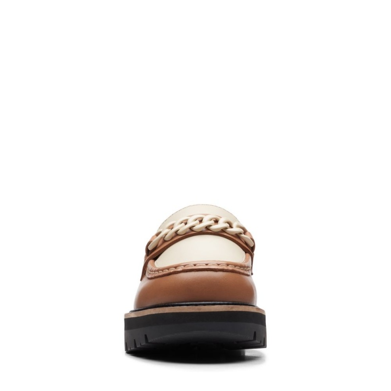 Dámské Loafers Clarks Orianna Edge Béžový | CZ-916273