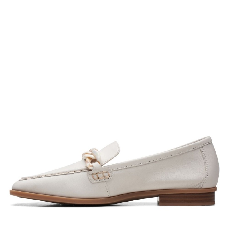 Dámské Loafers Clarks Sarafyna Iris Bílé | CZ-431569