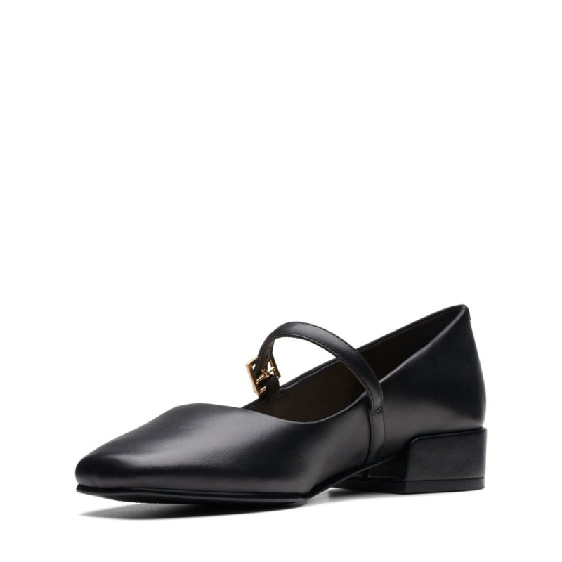 Dámské Loafers Clarks Seren30 Buckle Černé | CZ-215073