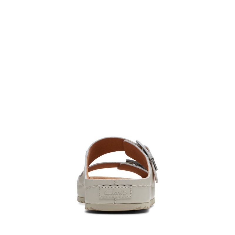 Dámské Nazouváky Clarks Brookleigh Sun Bílé | CZ-862531