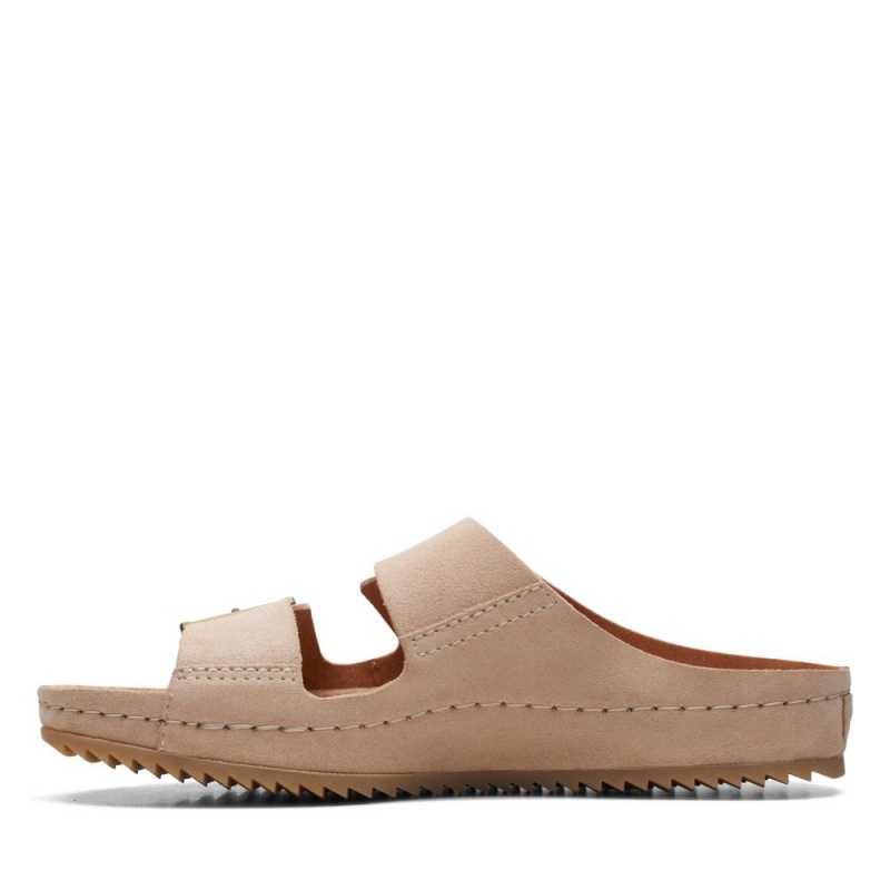 Dámské Nazouváky Clarks Brookleigh Sun Světle Hnědé | CZ-360852