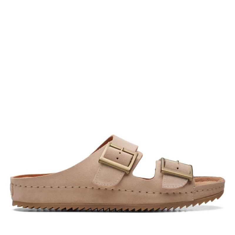 Dámské Nazouváky Clarks Brookleigh Sun Světle Hnědé | CZ-360852