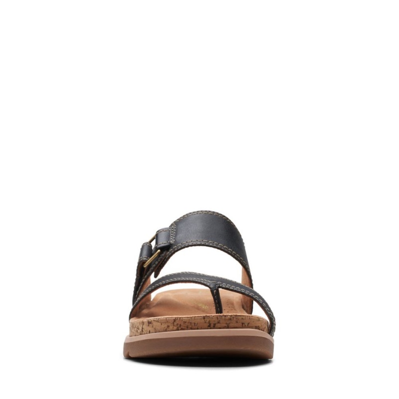 Dámské Nazouváky Clarks Yacht Beach Černé | CZ-052981