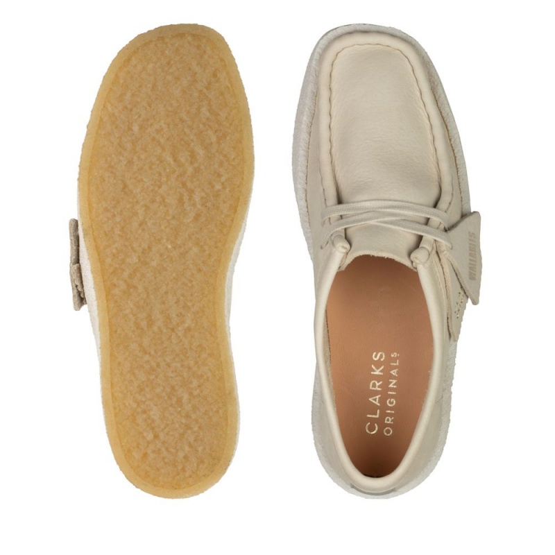 Dámské Obuv Clarks Wallabee Cup Bílé | CZ-513689