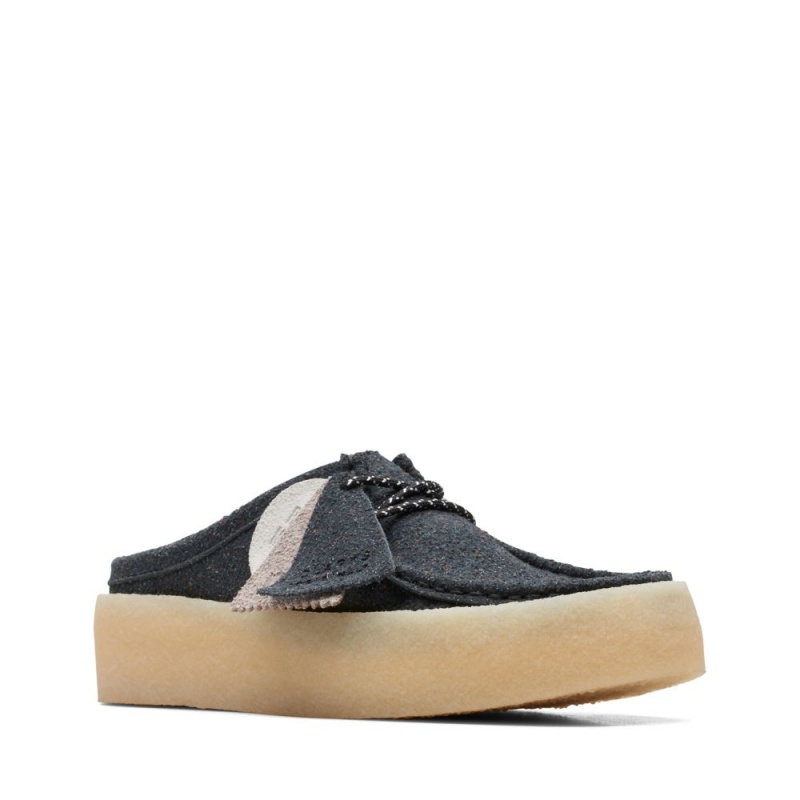 Dámské Obuv Clarks Wallabee Cup Lo Černé | CZ-093721