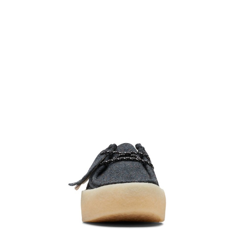 Dámské Obuv Clarks Wallabee Cup Lo Černé | CZ-093721