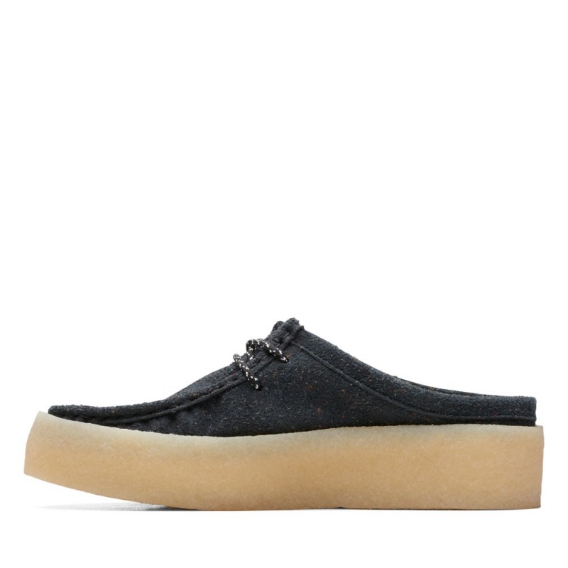 Dámské Obuv Clarks Wallabee Cup Lo Černé | CZ-093721