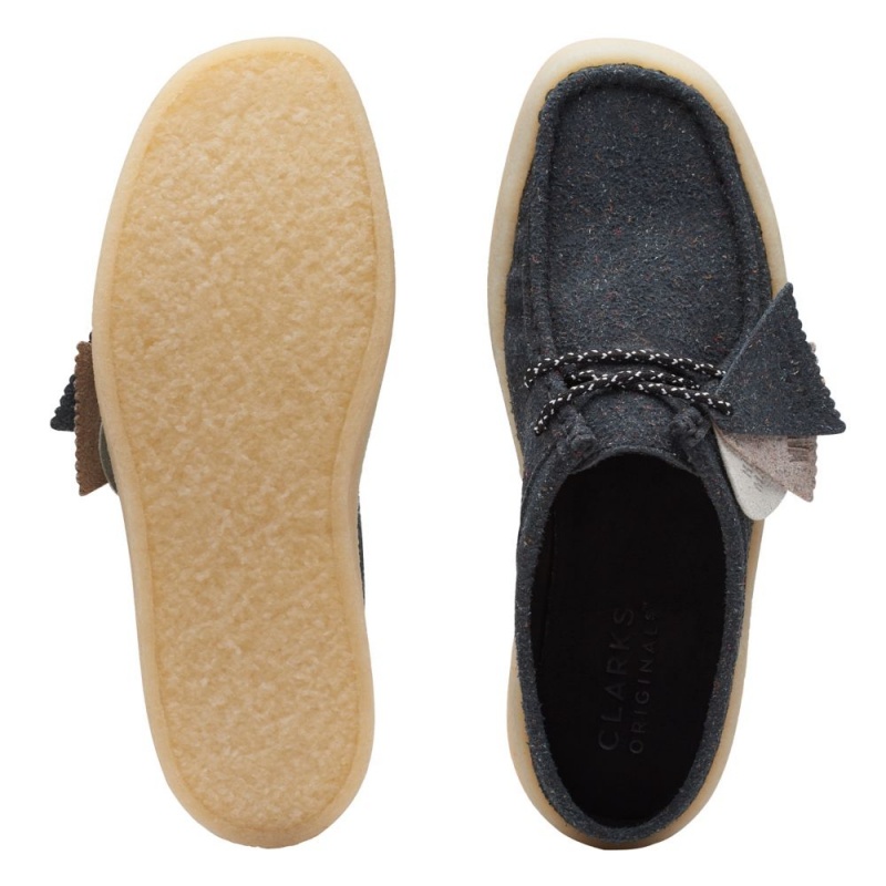 Dámské Obuv Clarks Wallabee Cup Lo Černé | CZ-093721