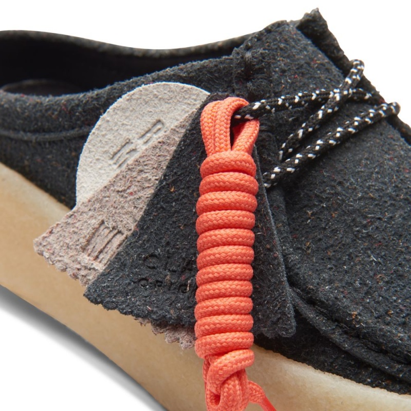 Dámské Obuv Clarks Wallabee Cup Lo Černé | CZ-093721