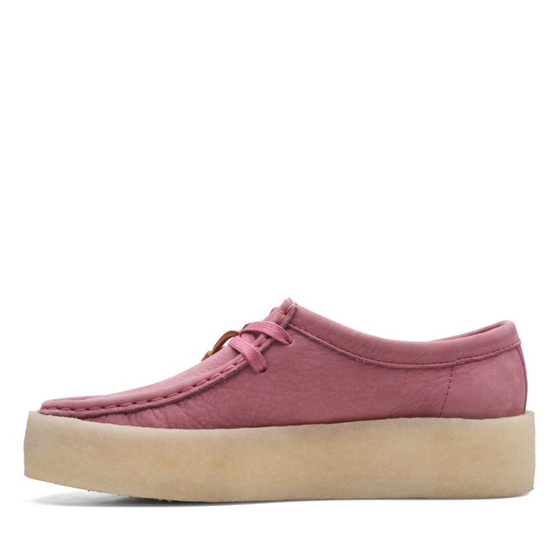 Dámské Obuv Clarks Wallabee Cup Růžové | CZ-256139