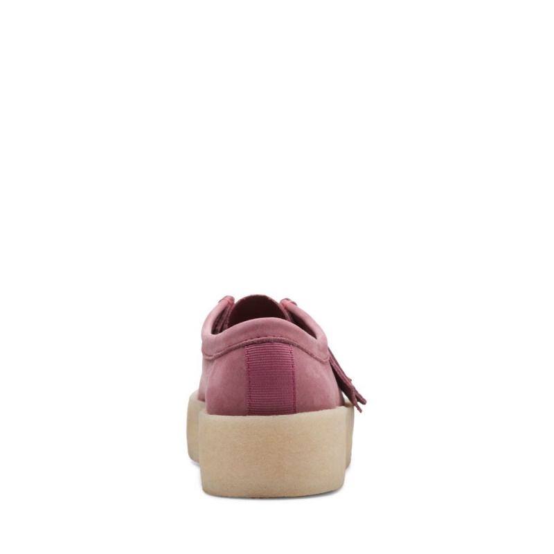 Dámské Obuv Clarks Wallabee Cup Růžové | CZ-256139