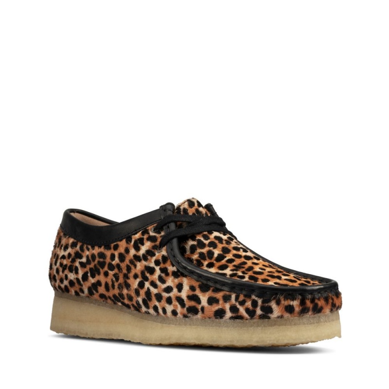 Dámské Obuv Clarks Wallabee Leopard | CZ-175049