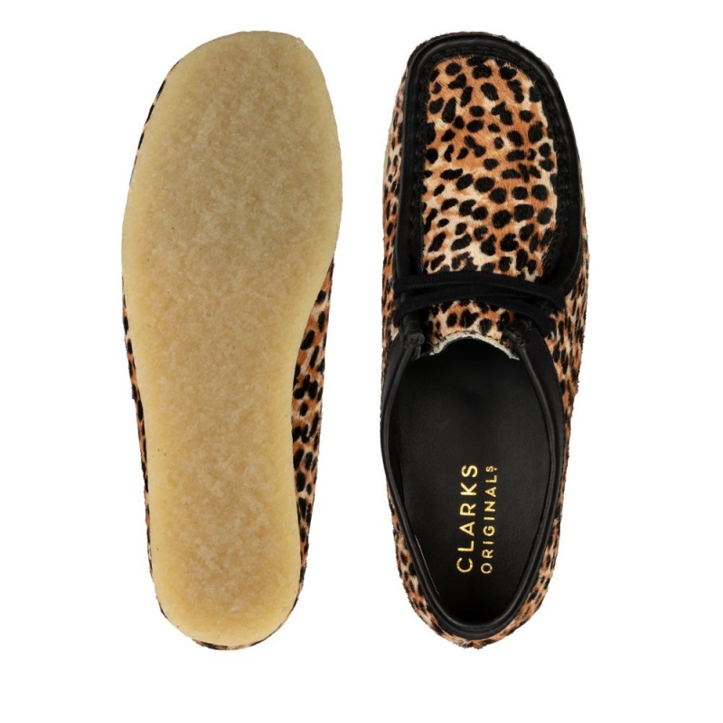 Dámské Obuv Clarks Wallabee Leopard | CZ-175049