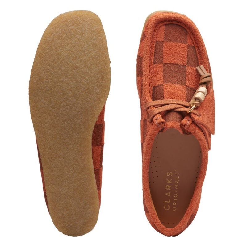 Dámské Obuv Clarks Wallabee Oranžové | CZ-160875