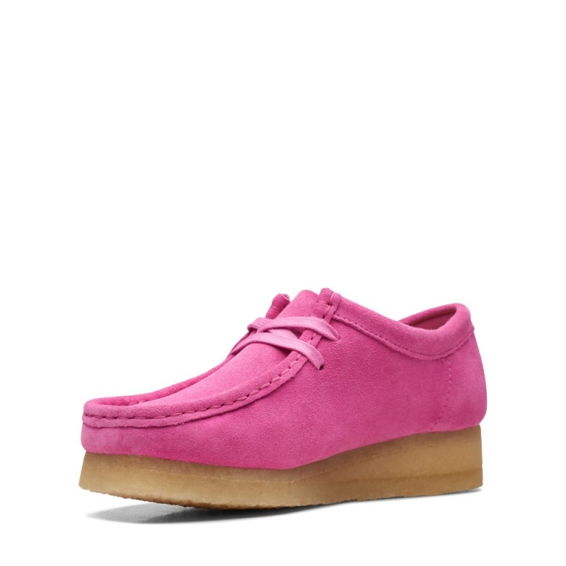 Dámské Obuv Clarks Wallabee Růžové | CZ-156240