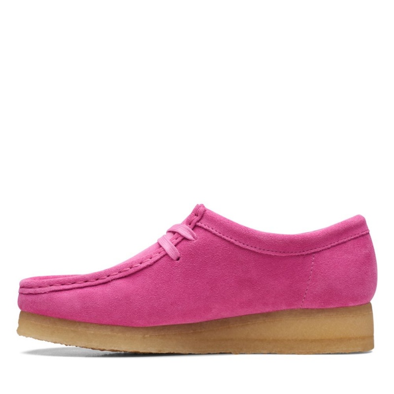 Dámské Obuv Clarks Wallabee Růžové | CZ-156240