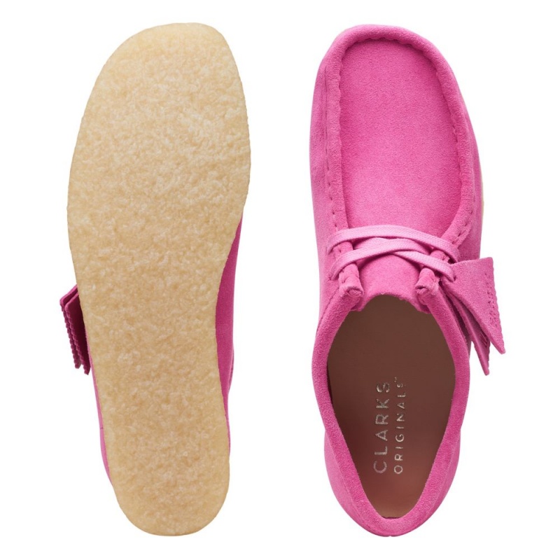 Dámské Obuv Clarks Wallabee Růžové | CZ-156240