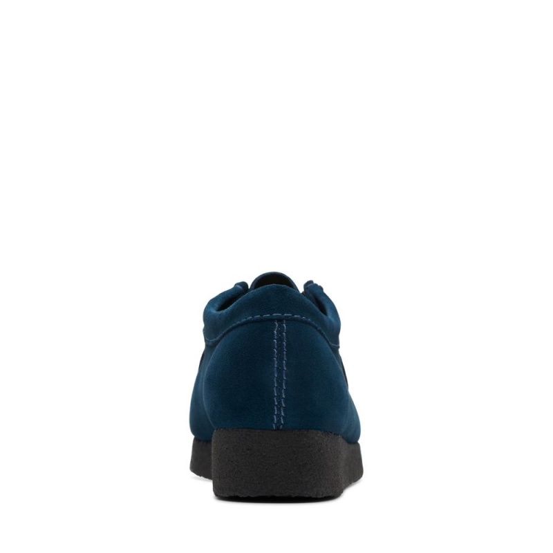 Dámské Obuv Clarks Wallabee Tmavě Blankyt | CZ-351296