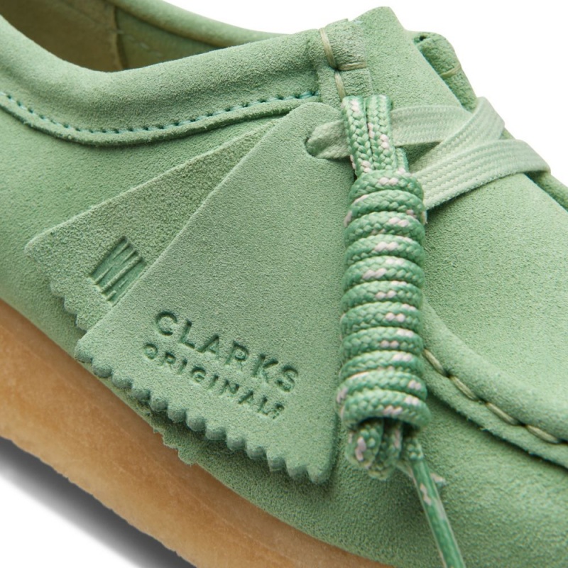 Dámské Obuv Clarks Wallabee Tmavě Zelene | CZ-872351