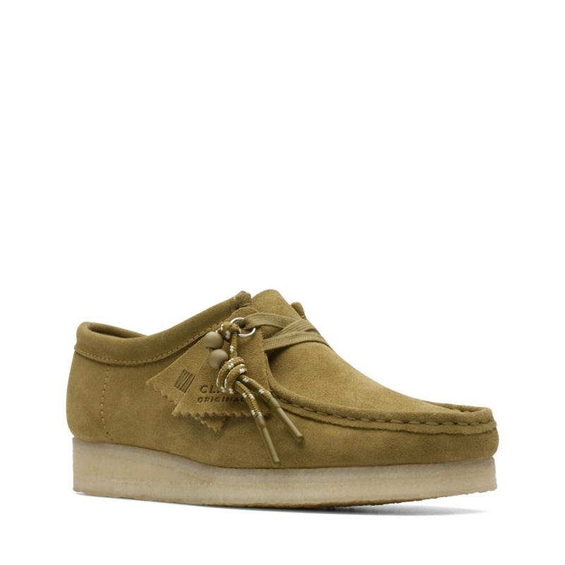 Dámské Obuv Clarks Wallabee Zelene | CZ-509364