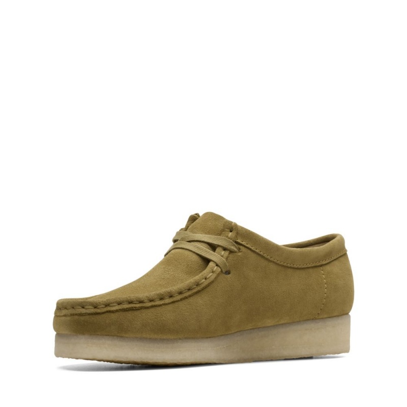 Dámské Obuv Clarks Wallabee Zelene | CZ-509364