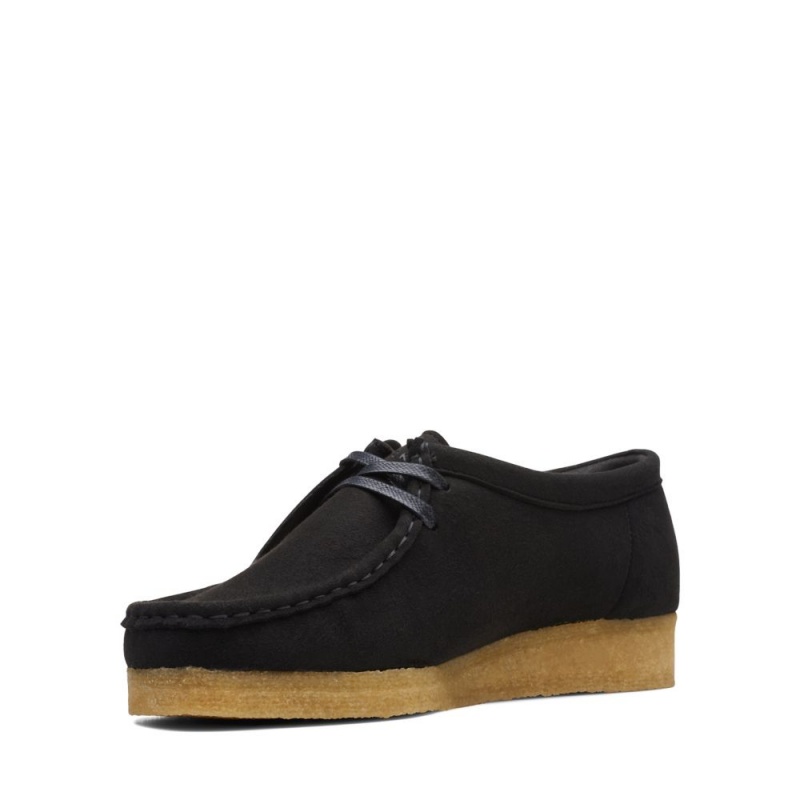 Dámské Obuv Clarks Wallabee Černé | CZ-934052